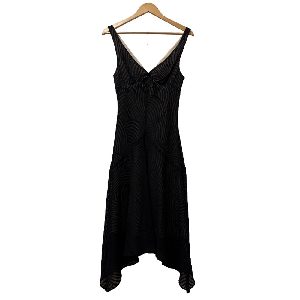 Vintage Kenneth Cole NY Y2K midi empire dress size 8